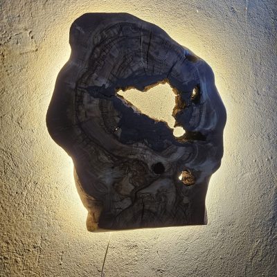 Lampa drewno oliwne